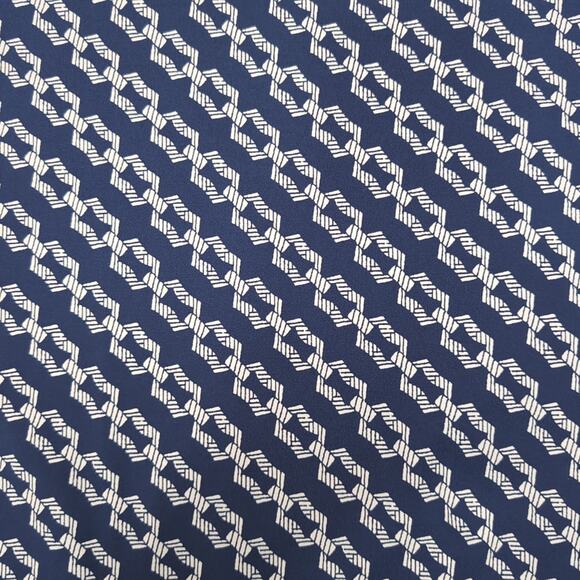 J McLaughlin 3/4 Sleeve Signature Tee Womens L Navy White Catalina Cloth NEW NWT - Picture 3 of 13